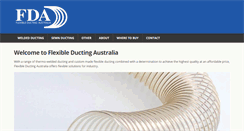 Desktop Screenshot of flexibleducting.com.au